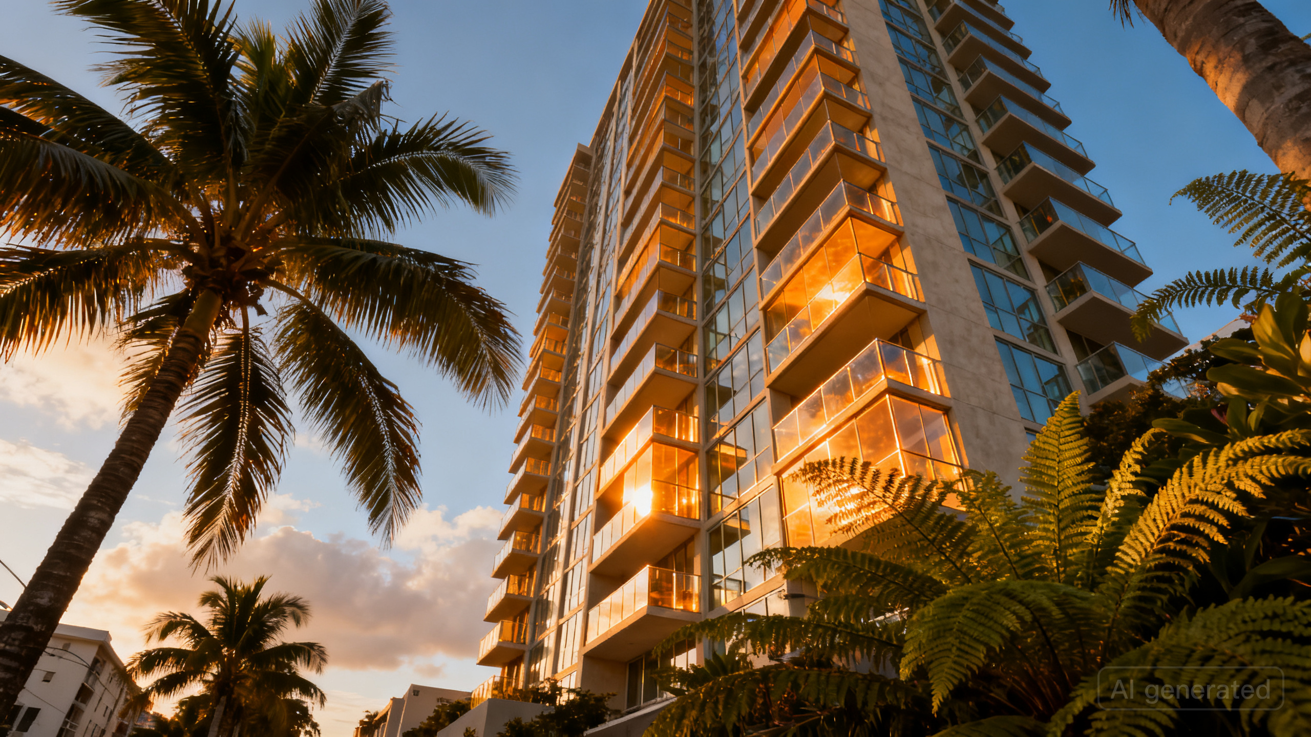 Modern Singapore condo exterior at dusk